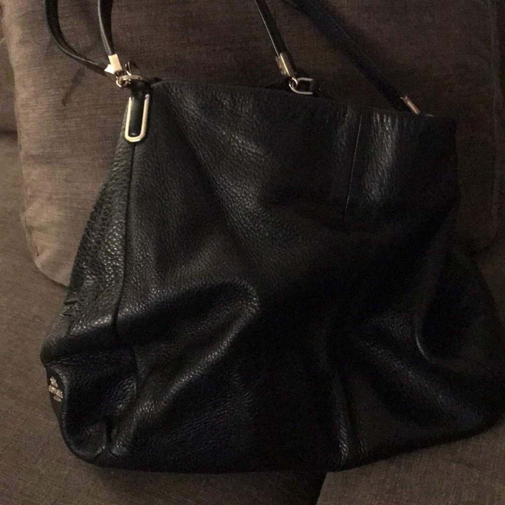 Black Coach Purse- needs new straps